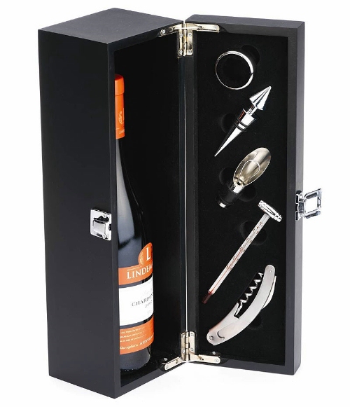 Wine Bottle Case and Bar Set