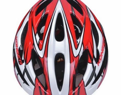 Guanshi Sport Universal Bicycle Bike Cycling Helmet for children/Adult in red size:53-61cm