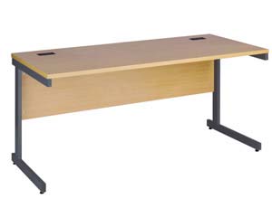 Guarda rectangular C-Leg desk