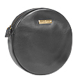 Leather Round Purse Handbag