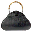 Pagoda Leather Handbag