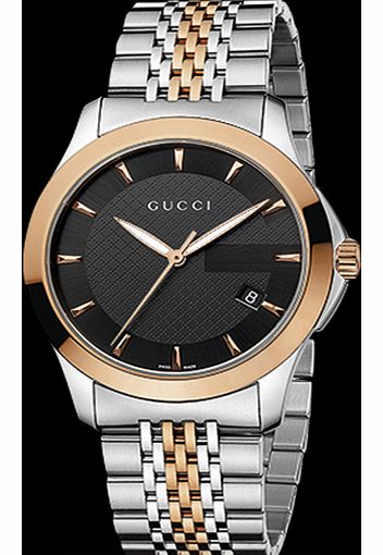 Gucci YA126410 Timeless Bi-Colour Gents Watch
