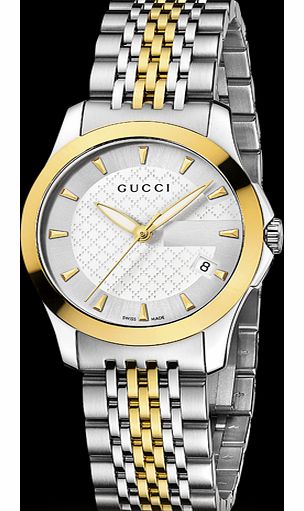 Gucci YA126511 Timeless Bi-Colour Ladies Watch