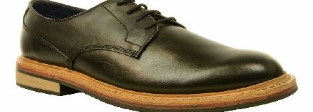 GUCINARI Black Leather Gibson Shoe