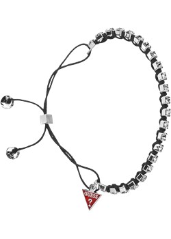 Alloy Black Cord and Crystal Friendship