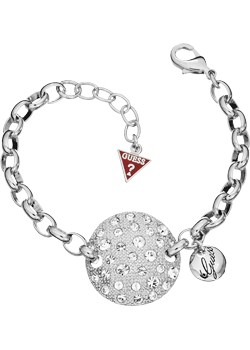 Alloy Disc Diva Crystal Chain Bracelet
