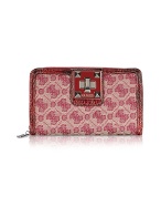 Guess Baroness - All Over Signature Fabric Large Wallet/Clutch
