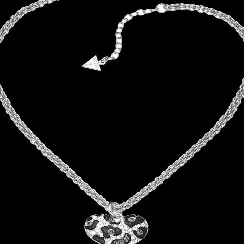 Guess Feline Instinct Heart Pendant UBN51424
