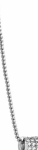 Guess G Rounds Necklace Rhodium Plated UBN21589