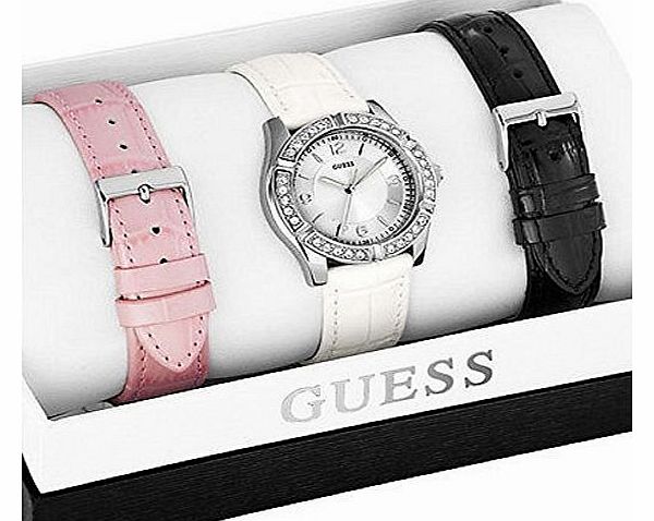 Guess Ladies Watch Set W00096L2 with Changeable Straps