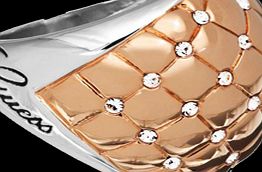 Guess Quilted Domed Ring - Ring Size 54