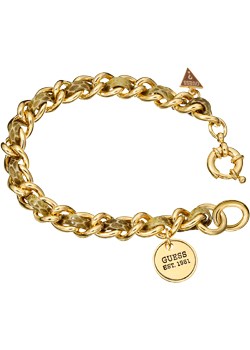 Tan Leather and Gold Plated Chain Bracelet