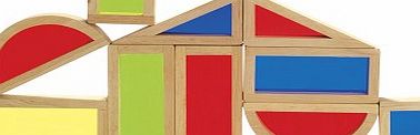 Guidecraft Wooden Toys 10 Piece Rainbow Blocks