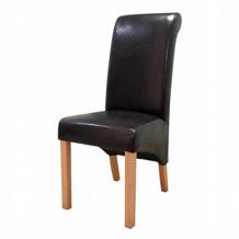 Guinness faux Leather Chair x2