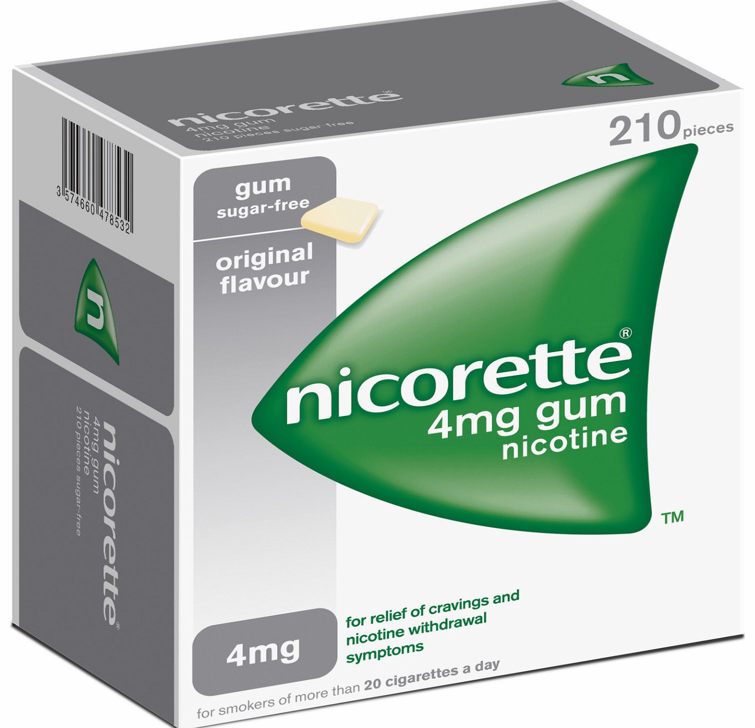 Nicorette Gum Original 4mg