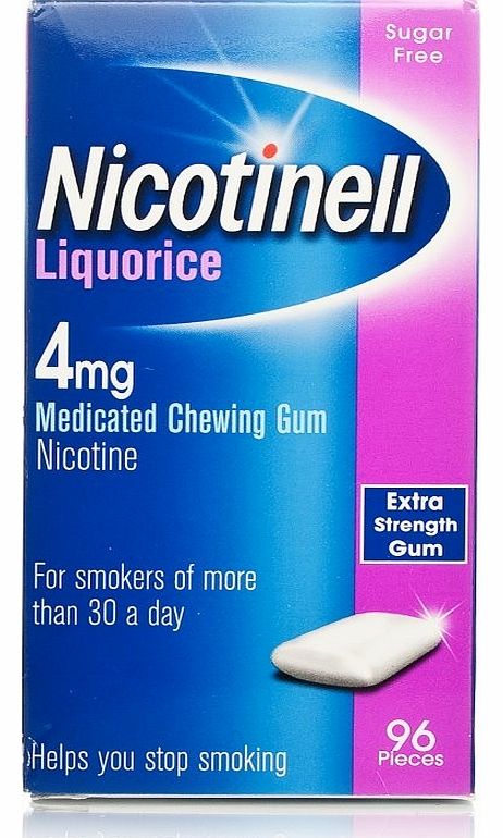 Nicotinell Liquorice Gum 4mg
