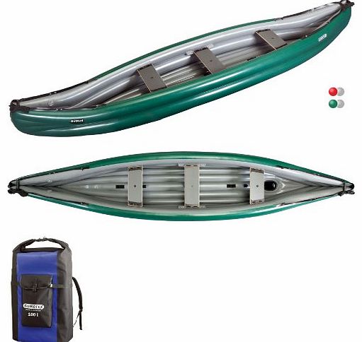 Gumotex - Scout High Pressure Inflatable Canoe - 3 Persons - Self Bailing