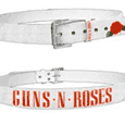 Guns N Roses Cracked Lining Canvas Belt