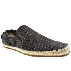H By Hudson Male Espadrille Fabric Upper in Navy