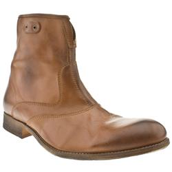 Male H By Hudson Mccloed Leather Upper Casual Boots in Tan
