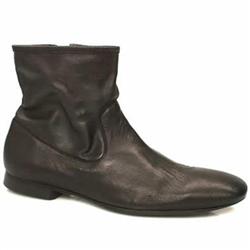 H By Hudson Male H Captain Slouch I-z Leather Upper Casual Boots in Black, Brown