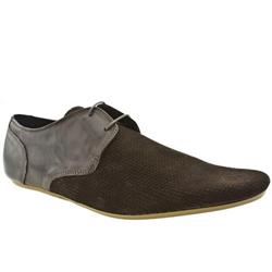 H By Hudson Male Lagos Pinhole Leather Upper in Brown