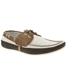 H By Hudson Male Nautilus Lace Leather Upper in Brown and White