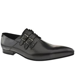 H By Hudson Male Wizard Buckle Leather Upper in Black