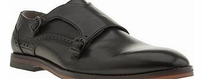 mens h by hudson black hallam monk shoes