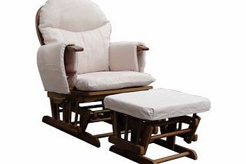 Habebe Glider Rocking Nursing Maternity Breastfeeding Recliner Chair with footstool ***WITH WASHABLE COVERS***