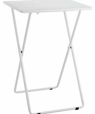 Habitat Airo Metal Folding Table - White