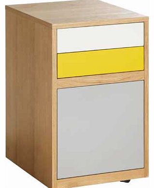Habitat Albion 3 Drawer Filing Cabinet - Oak