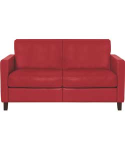 Chester Leather 2 Seater Sofa - Red