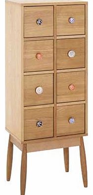 Habitat Fleur 8 Drawer Cabinet - Oak