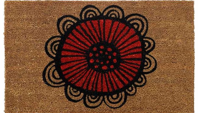 Freda Floral Patterned Doormat