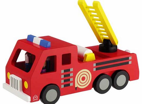 Habitat Kids Fire Engine Wooden Toy