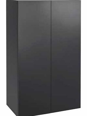 Habitat Kubrik Wide Storage Unit. - Black