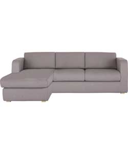 Porto Left Arm Chaise Sofa Bed - Grey
