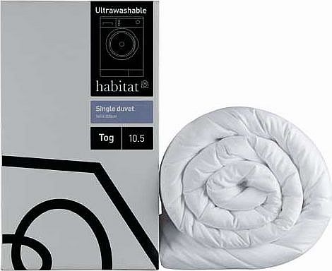 Habitat Ultrawashable 10.5 Tog Single Duvet