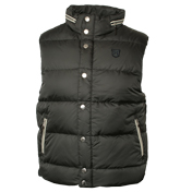 Charcoal Grey Padded Gilet with