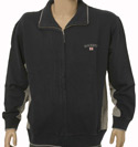 Navy & Grey Full Zip Cotton Sweatshirt