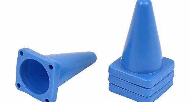 HAEST Athletics - Four 10 cm cones - meet IAAF specifications - Blue