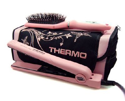 Thermo Ceramic Pink Straightening Kit