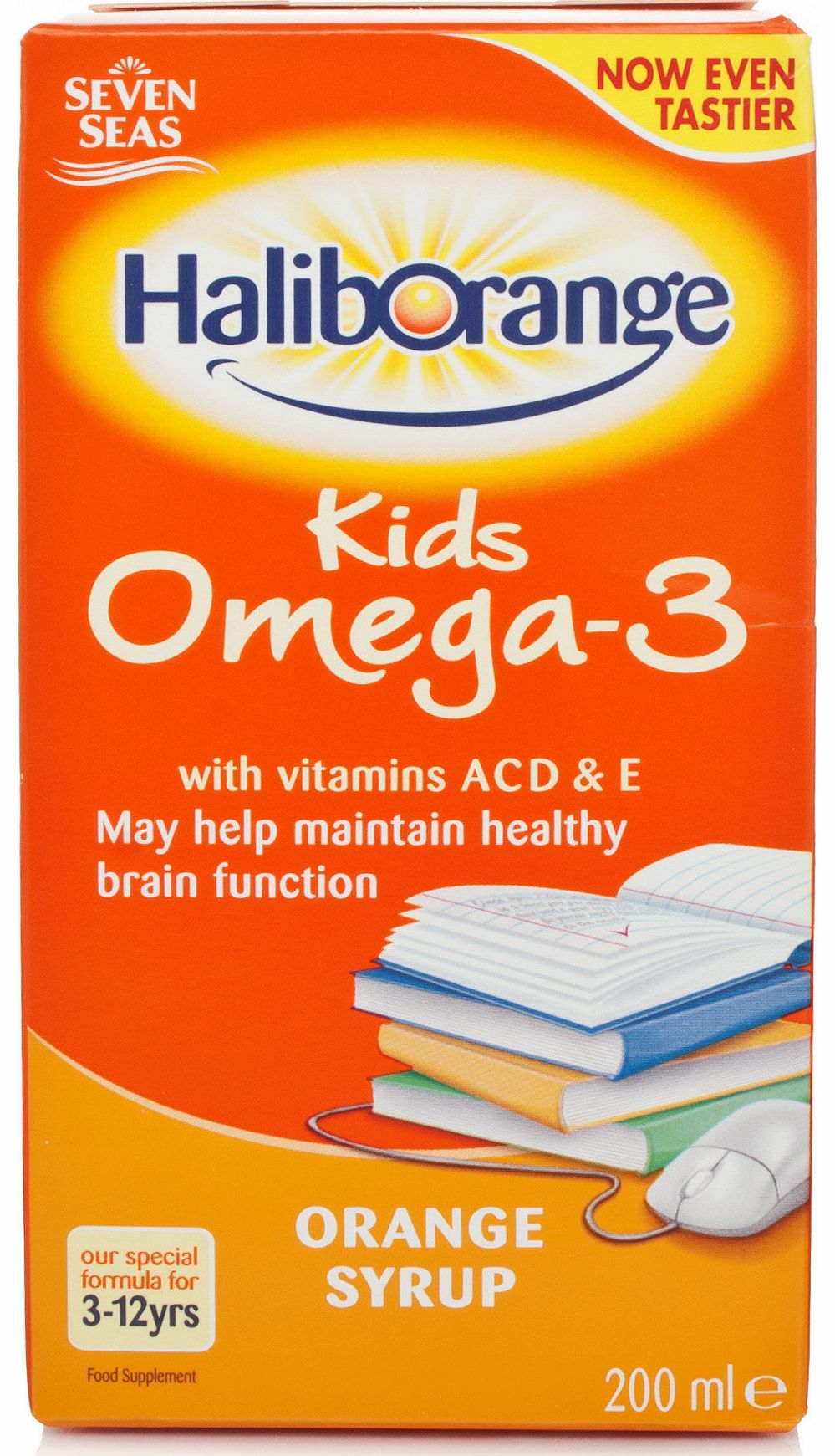 Seven Seas Haliborange Kids Omega-3 Orange Syrup
