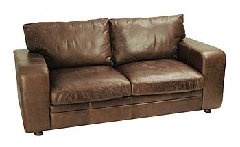 Halo Furnishings Ltd Halo New Greenwich Leather 3 Seater Sofa