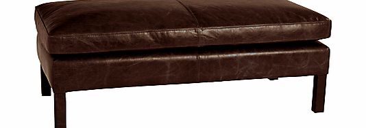 Halo Groucho Leather Footstool