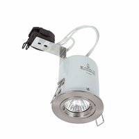 Cast GU10 Fixed Fire-Rated Downlight Nickel