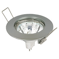 HALOLITE Low Voltage Halogen MR16 Fixed Cast Satin Silver