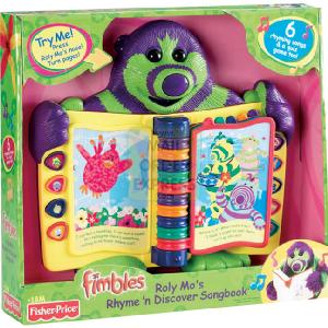 HALSALL - MATTEL Fisher Price Fimbles Roly Mo Rhyme and Discover Song Book