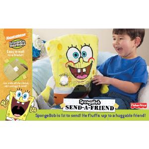 HALSALL - MATTEL Fisher Price Send A Friend Medium Plush Spongebob Squarepants